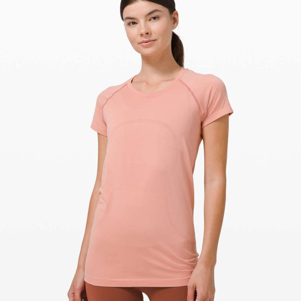 NWT LULULEMON Swiftly Tech Short Sleeve 2.0 - Pink Pastel, 8